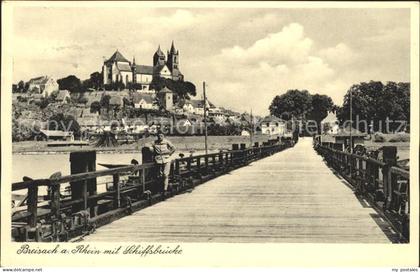 Breisach Rhein Schiffsbruecke