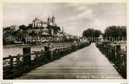 Breisach Rhein Schiffsbruecke