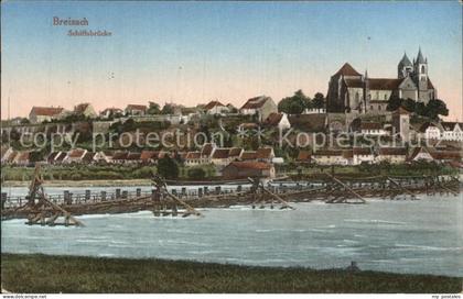 Breisach Rhein Schiffsbruecke