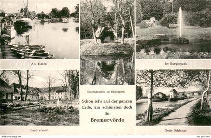 Bremervoerde Buergerpark Hafen Landratsamt Schleuse