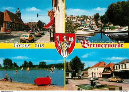 Bremervoerde Kirche Bootshafen Strand Marktbrunnen