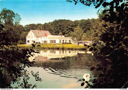 Bremervoerde Walkmuehle Hotel-Restaurant Teich Spiegelung Wald Schwan