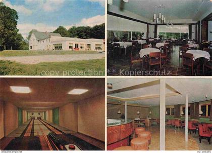 Bremervoerde Walkmuehle Restaurant Bundeskegelbahn Bar Speisesaal Aussenansicht
