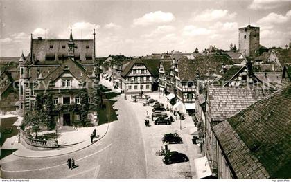 Bretten Baden Hauptstrasse mit Rathaus