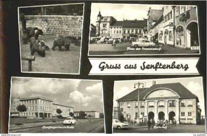 Senftenberg Niederlausitz Senftenberg Schule Bahnhof  x 1966