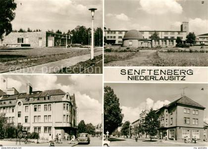 Senftenberg Niederlausitz Volksschwimmbad Planetariu HO Kaufhaus Magnet Bahnhofs