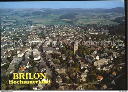 Brilon Hochsauerlandkreis NRW Fliegeraufnahme