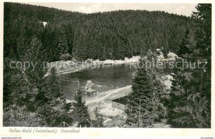 Brilon Hochsauerlandkreis NRW Standbad im Brilon- Wald