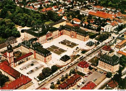 Bruchsal Fliegeraufnahme Schloss