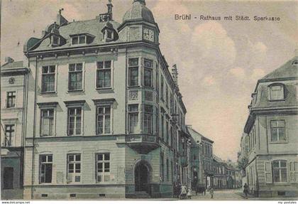 BRueHL  Rheinland Rathaus mit Staedt Sparkasse