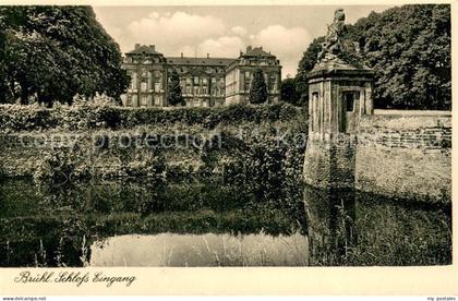 Bruehl Rheinland Schloss Augustusburg Eingang