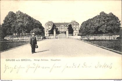 Bruehl Rheinland Schloss Hauptfront