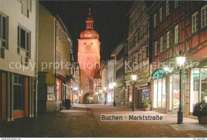 Buchen Baden Marktstra?e Abendstimmung Stadttor
