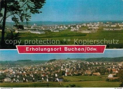Buchen Odenwald Gesamtansichten Erholungsort