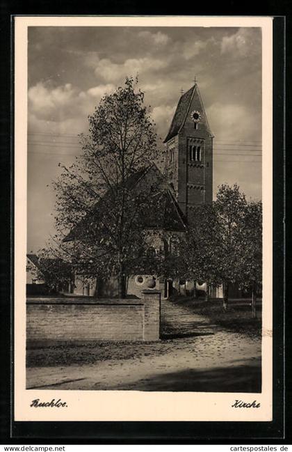 AK Buchloe, Blick auf Kirche