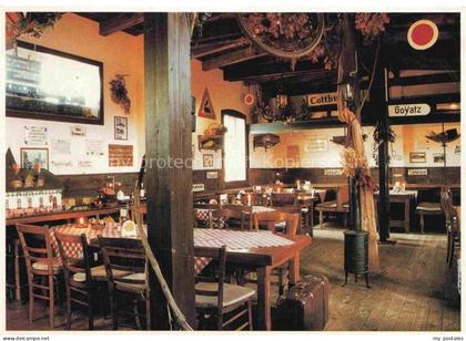 Burg Spreewald Brandenburg Gasthaus Spreewaldbahnhof Burg Gaststube