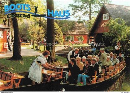Burg Spreewald Brandenburg Spreewald Bootshaus Kahnfahrten Kahn Tracht Bootsverl