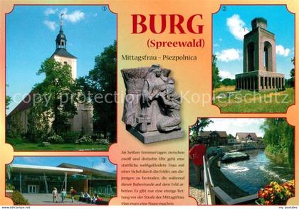 Burg Spreewald Kirche Bismarckturm Spreewald Therme Spreehafen Chronik