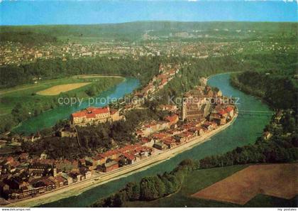Burghausen  Salzach Oberbayern Burghausen Salzach Burg Altstadt Fliegeraufnahme