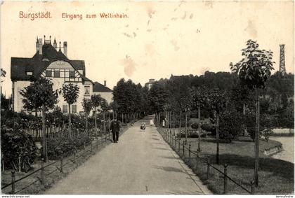 Burgstädt - Eingang zum Weltinhain