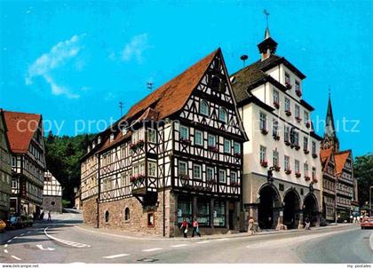 Calw Fachwerkhaeuser Geburtsstadt von Hermann Hesse