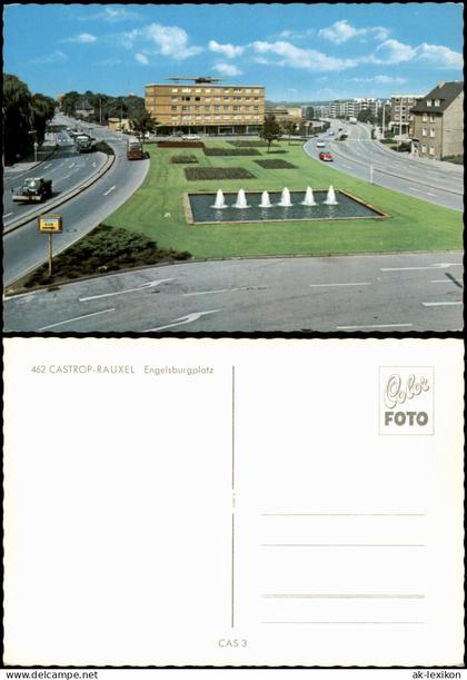 Ansichtskarte Castrop-Rauxel Engelsburgplatz 1970