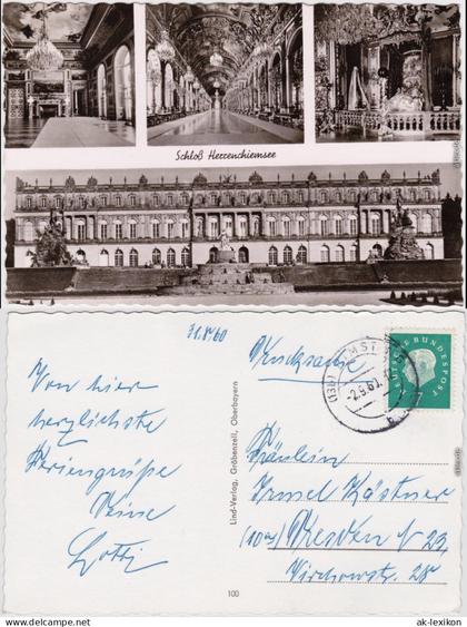 Chiemsee Herrenchiemsee / Herreninsel mit Schloss 1965