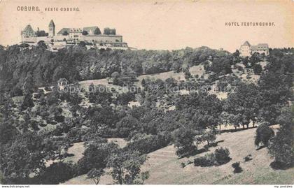 Coburg Bayern Veste Coburg Hotel Festungshof