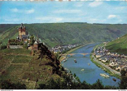 Cochem Kochem Mosel Burg Cochem Fliegeraufnahme