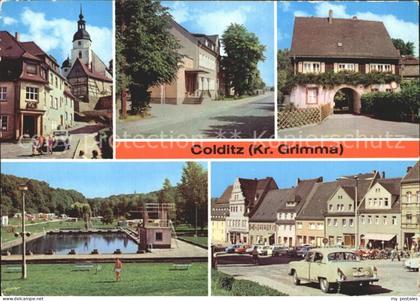 Colditz Eingang Tiergarten Markt Waldbad