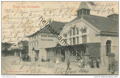 Gruss aus Sörnewitz - Gasthof Sörnewitz - Verlag Brück & Sohn Meissen gel. 1902