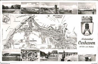 Cuxhaven Nordseebad Cuxhaven  ungelaufen ca. 1955