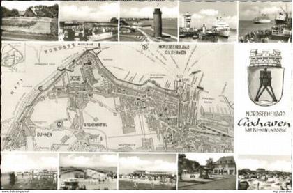 Cuxhaven Nordseebad Cuxhaven  ungelaufen ca. 1955
