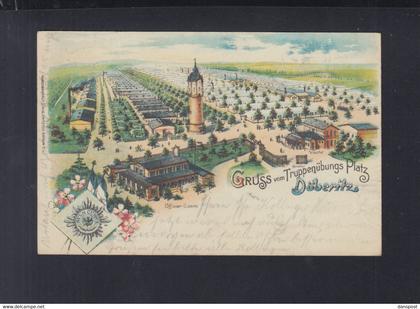 Dt. Reich Litho Truppenübungsplatz Döberitz 1905