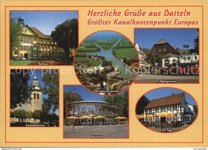 Datteln Am Tigg Kanalknotenpunkt Fliegeraufnahme Neumarkt