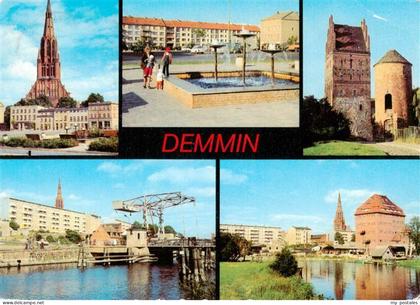 Demmin Mecklenburg Vorpommern Bartholomaeuskirche Markt Springbrunnen Luisentor