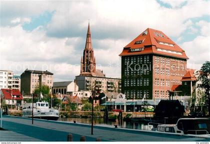 Demmin Mecklenburg Vorpommern Teilansicht Kanal