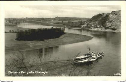 Diesbar-Seusslitz Dampfer ungelaufen ca. 1955