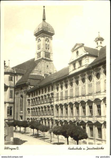 Dillingen Donau Dillingen Schule Kirche