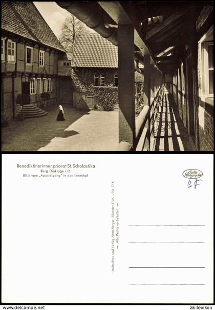 Dinklage Ortsansicht Benediktinerinnenpriorat St. Scholastika 1960