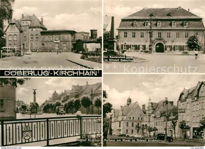 Kirchhain Doberlug-Kirchhain Bahnhof Denkmal Rathaus Markt Rautenstock