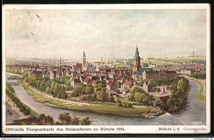 AK Döbeln i. S., Gesamtansicht