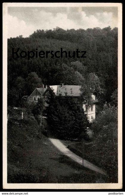 ALTE POSTKARTE GRUSS AUS DER MARGARETENMÜHLE Roßwein Rechteckstempel Posthilfsstelle Haßlau über Döbeln Margarethenmühle