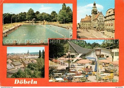 Doebeln Freibad Rathaus Parkrestaurant Buergergarten