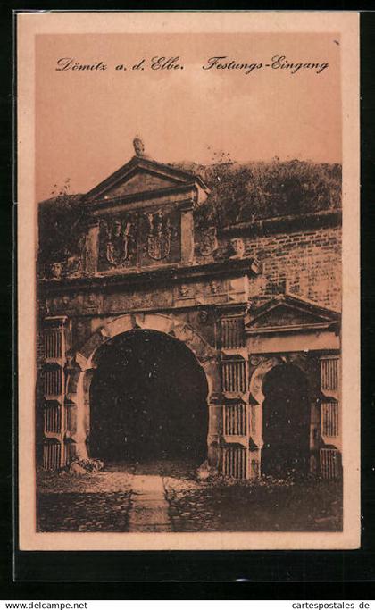 AK Dömitz a. d. Elbe, Festungs-Eingang