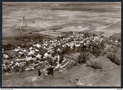 C2845 - Grüningen  Kr. Saulgau - Gasthof zum Adler - Luftbild Fliegeraufnahme - Ulrich