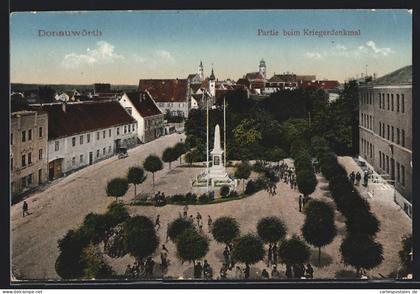 AK Donauwörth, Partie beim Kriegerdenkmal