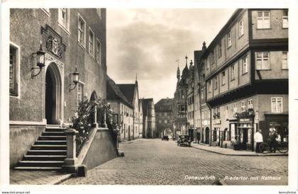 Donauwörth - Riedertor mit Rathaus