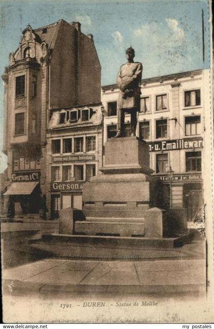 Dueren Rheinland Statue de Moltke