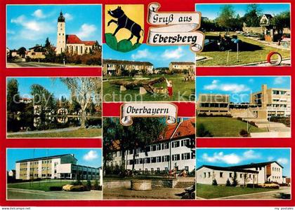 Ebersberg Oberbayern Kirche Park Minigolf Weiher Teilansichten